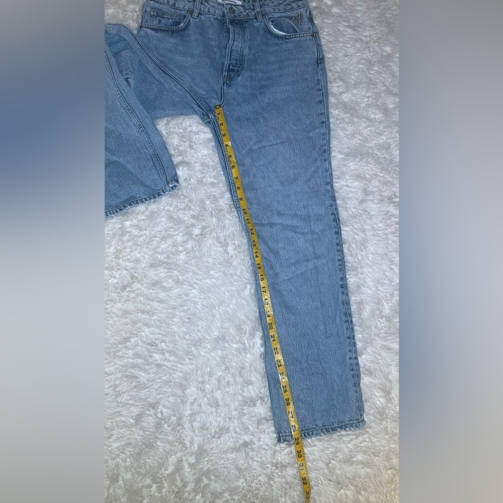 Reformation Cynthia women’s high rise embroidered star fly button jeans size 29 - Picture 12 of 12